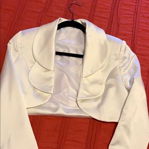 Women white jacket